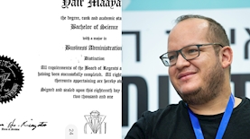 חיים לוינסון והתואר הבעייתי, צילום: פלאש90 וצילום מסך טוויטר